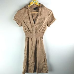H&M Khaki Dress sz 8 Medium